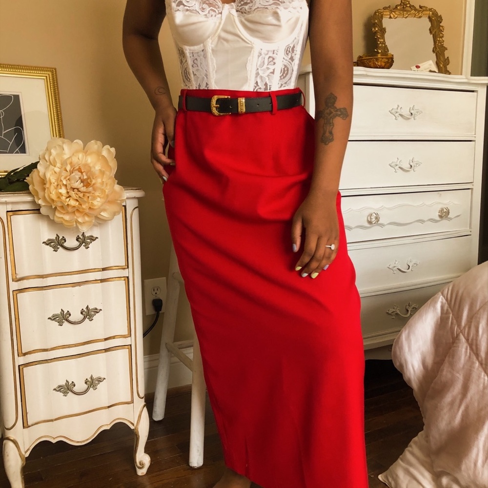 Vintage wool skirt